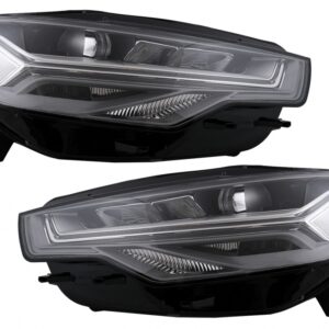 Full LED Headlights suitable for Audi A6 4G (2011-2014) Facelift Design conversion from Xenon to LED
