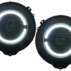 Full LED Headlights suitable for Mercedes G-Class W463 (2007-2017) Black Facelift 2018 Design