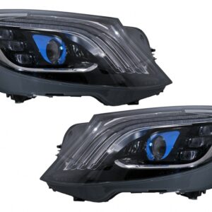 Full LED Headlights suitable for Mercedes S-Class W222 (2013-2017) Facelift Look Dynamic Sequential Turning Light