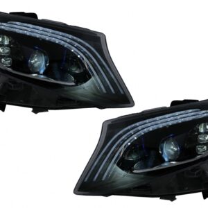 Full LED Headlights suitable for Mercedes V-Class W447 (2016-2020) Black