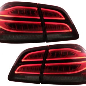 Full LED LightBar Taillights suitable for Mercedes M-Class W166 (2012-2015) Red White LHD