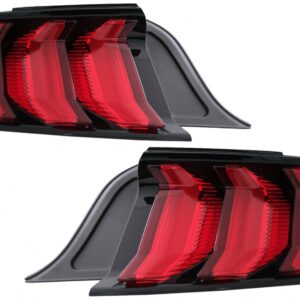 Full LED Taillights suitable for Ford Mustang VI S550 (2015-2019) Red with Dynamic Sequential Turning Lights