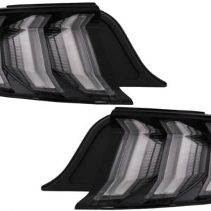 Full LED Taillights suitable for Ford Mustang VI S550 (2015-2019) Smoke Clear with Dynamic Sequential Turning Lights