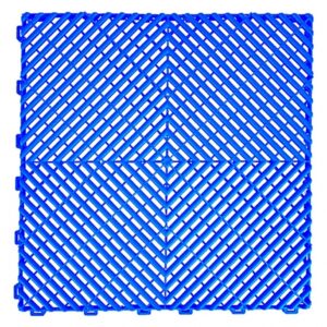 Garage Interlocking Floor Tiles Warehouse Modular Flooring Blue