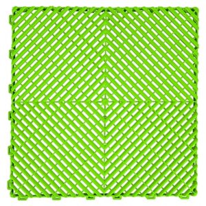 Garage Interlocking Floor Tiles Warehouse Modular Flooring Light Green Anti-Scratch Waterproof Eco-Friendly