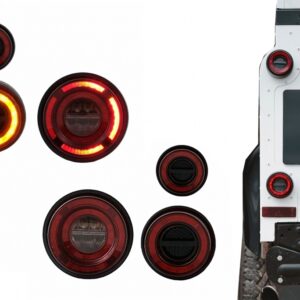 Glohh GL-2 LED Taillights suitable for Land Rover Defender L316 (1990-2016)