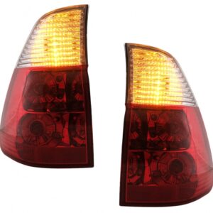 Halogen Taillights suitable for BMW X5 E53 (1999-2006) Red Clear