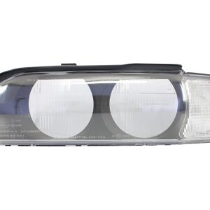 Headlight Glass Lens Replacement suitable for BMW 5 Series E39 Pre Facelift (1996-2000) Left Side