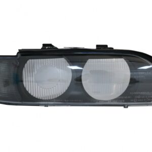Headlight Lens Right Side Smoke Grey suitable for BMW 5 Series E39 (1995-2000)