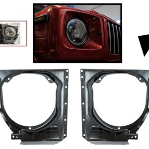 Headlight Support Mounting Brackets suitable for Mercedes W463 G-Class (1990-2006) Upgrade to (2007-2018)