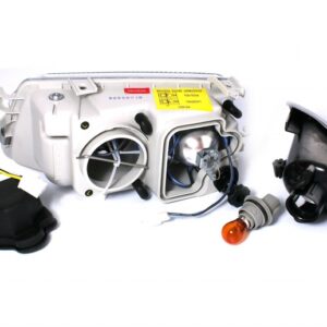 Headlights Angel Eyes suitable for Opel Astra F (10.1991-02.1998) Black