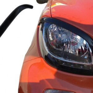 Headlights Covers Eyebrows Trim suitable for SMART ForTwo C453 A453 ForFour W453 (2014-Up)
