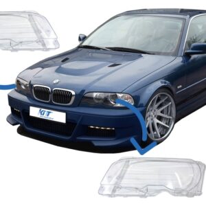 Headlights Glases suitable for BMW E46 Coupe Cabrio (1998-2003)