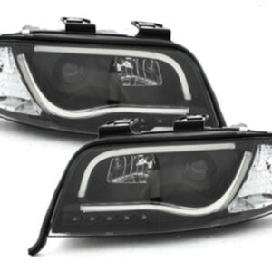 Headlights LED DRL suitable for Audi A6 4B (1997-2001) Black