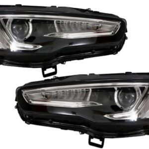 Headlights LED DRL suitable for Mitsubishi Lancer (2007-2017) Dual Projector Dynamic Sequential Signal