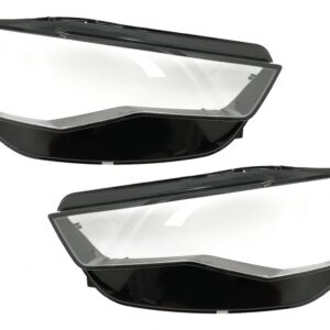 Headlights Lens Glasses suitable for Audi A6 Facelift 4G C7 Sedan Avant (2015-2018)