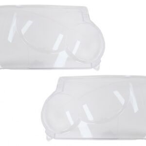 Headlights Lens Glasses suitable for Land Range Rover III Vogue L322 (2006-2009) Clear Glass Optics