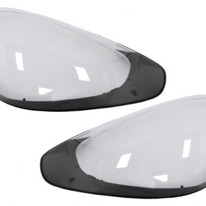 Headlights Lens Glasses suitable for Porche Cayenne II Facelift SUV 92A (2014-2017)