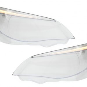 Headlights Lenses Glass Right & Left Side suitable for BMW 5 Series E60 Limousine E61 Touring Non-LCI (2003-03.2007)