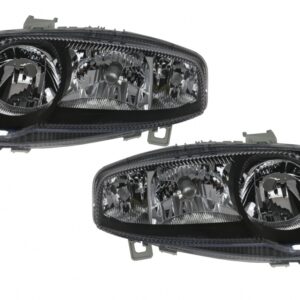 Headlights suitable for Alfa Romeo 147 (01.2001-12.2004) Black