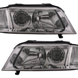 Headlights suitable for Audi A4 B5 Facelift (1999-2000) Chrome