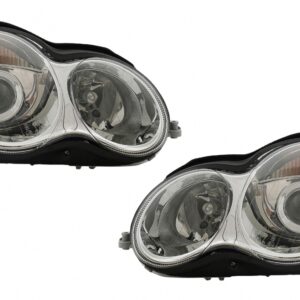 Headlights suitable for Mercedes C-Class W203 (07.2000-03.2004) Chrome H7