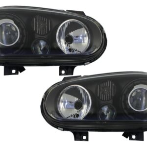 Headlights suitable for VW Golf 4 (09.1997-09.2003) R32 Design Black