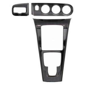 Inner Decoration Console Air condition Pannel Dashboard and Car Headlight Switch Frame Trim Carbon Film suitable for Mercedes A-Class W177 V177 (2018-Up) LHD