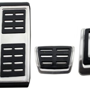 Kit of Pedal Footrest suitable for Audi A1 8X (2015-2017) A3 8V (2012-2017) TT 8S (2014-2017) Q2 (2016-2017) Seat Leon 5F (2012-2017) Ateca (2015-2017) Skoda Octavia 5E (2013-2017) Superb 3 (2015-2017