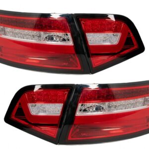 LED BAR Taillights suitable for Audi A6 4F2 C6 Limousine (2008-2011) Red Clear Facelift Design with Sequential Dynamic Turning Lights