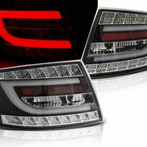 LED BAR Taillights suitable for Audi A6 C6 4F Sedan (04.2004-2008) 7-PIN Black