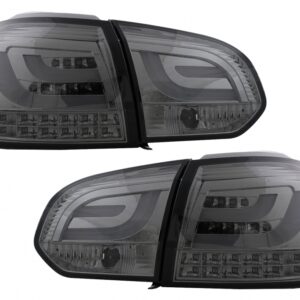 LED Bar Taillights suitable for VW Golf 6 VI (2008-2013) Smoke