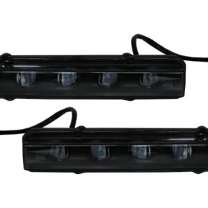 LED DRL Black Daytime Running Lights suitable for Mercedes G-Class W463 (1989-2012) G65 Design Black