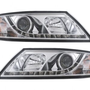 LED DRL Headlights suitable for Skoda Octavia II (03.2004-2008) Chrome