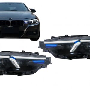 LED Headlights suitable for BMW 3 Series F30 F31 Sedan Touring (10.2011-05.2015) Upgrade to G20 2024 Design