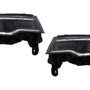 LED Headlights suitable for Jeep Grand Cherokee IV WK2 Facelift (2014-2020) Dynamic Turning Lights and Start-up Display
