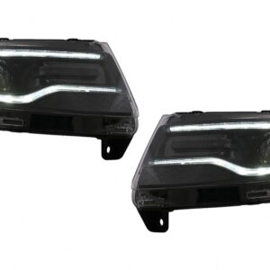 LED Headlights suitable for Jeep Grand Cherokee IV WK2 (2011-2013) Dynamic Turning Lights