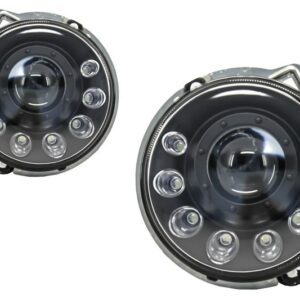 LED Headlights suitable for Mercedes G-Class W463 (1989-2012) Bi-Xenon Design Black