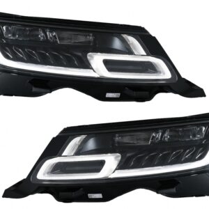 LED Headlights suitable for Range Rover Sport L494 (2013-2017) with Dynamic Signal Conversion to 2018-up Model Matrix Look