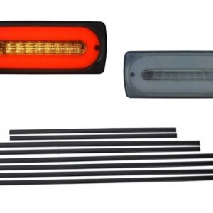 LED Taillights Light Bar Smoke with Door Moldings Black suitable for Mercedes G-class W463 (1989-2015)