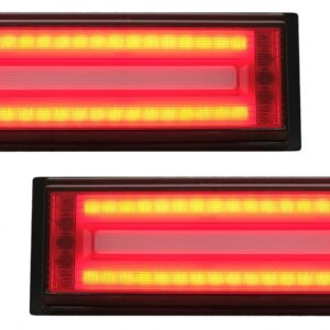 LED Taillights Light Bar suitable for Mercedes G-Class W463 (2008-2017) Facelift 2018 Design Dynamic Sequential Turning Lights Smoke Red
