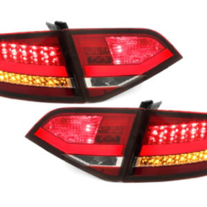 LED Taillights suitable for Audi A4 B8 8K Limousine (2007-2010) Red Clear