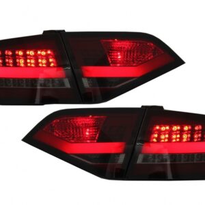 LED Taillights suitable for AUDI A4 B8 Sedan Limousine (2008-2011) Red Smoke