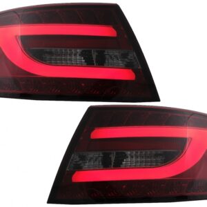 LED Taillights suitable for Audi A6 C6 4F Limousine (04.2004-2008) Red Smoke 7PIN