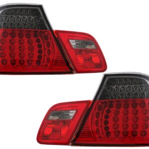 LED Taillights suitable for BMW 3 Series E46 Coupe 2D (1998-2003) Red Black