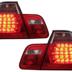 LED Taillights suitable for BMW 3 Series E46 Limousine 4D (09.2001-03.2005) Red Clear