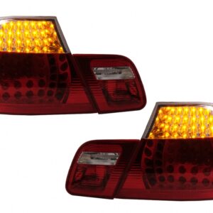 LED Taillights suitable for BMW 3 Series E46 Coupe Non-Facelift (1999-2003) Red Clear