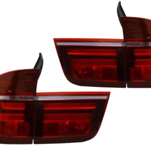 LED Taillights suitable for BMW X5 E70 (2007-2010) Light Bar LCI Facelift Design