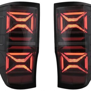 LED Taillights suitable for Ford Ranger (2012-2018) Smoke with Sequential Dynamic Turning Lights