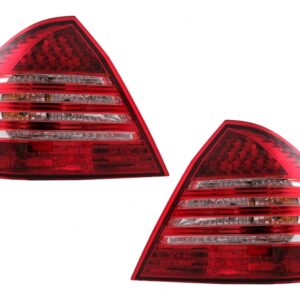 LED Taillights suitable for Mercedes C-Class W203 Sedan (2000-2004) Red Clear